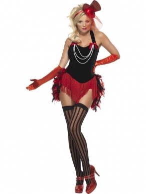 Fever Feather Burlesque Dames Verkleedkleding. Super sexy en van top kwaliteit is deze corset jurk. De accessoires verkopen wij los in onze webshop.