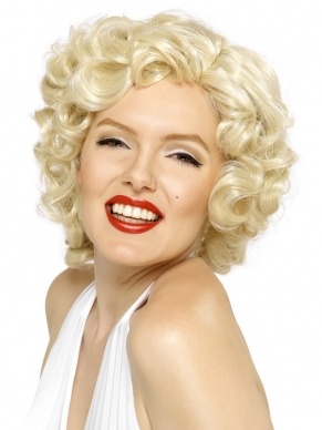 Blonde Marilyn Monroe Pruik.