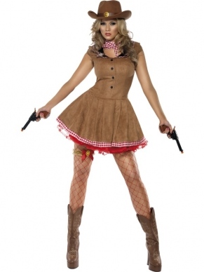 Fever Wild West Sexy Dames Kostuum.  De accessoires verkopen we los in onze webshop.