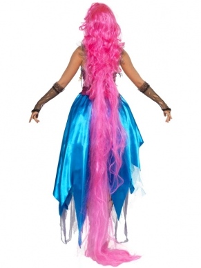 Repulsive Rapunzel Dames Kostuum. Mooie top kwaliteit jurk met rok in laagjes. De pruik verkopen we los. We verkopen alle kostuums van: Sprookjes met een twist (twisted fairy tales). 