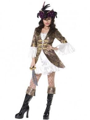 Fever Buccaneer Beauty Piraten Kostuum
