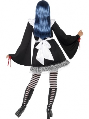 Gothic Alice in Wonderland Verkleedkleding. Inbegrepen is de jurk met schort. We verkopen nog meer Gothic Alice in Wonderland verkleedkledings. En ook andere Alice in Wonderland verkleedkledings.