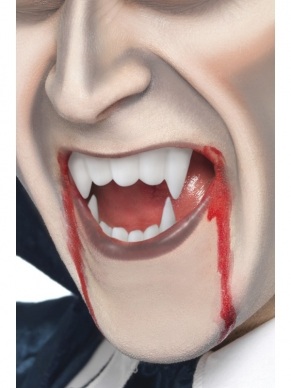 Vampieren Tanden met Nepbloed (tube van 28 gram)