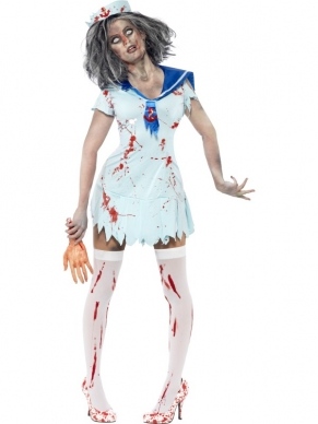 Zombie Sailor Matroos Halloween Verkleedkleding