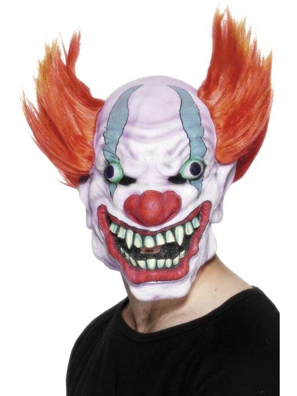 Clown Masker Horror Masker Met Haar. Eng Masker voor Halloween of andere Horror Feest. 