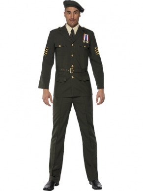 Wartime Officier Heren Kostuum