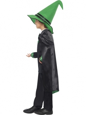 Wizard Tovenaar Jongens Verkleedkleding. Inbegrepen met shirt, cape en hoed.