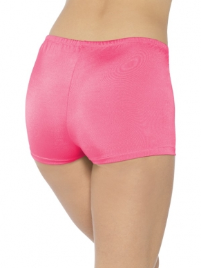 Roze Hotpants Broekje - voor onder je verkleedkostuum of petticoat / tutu rok. 