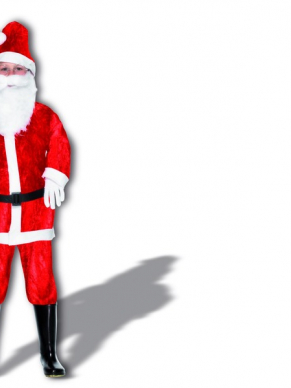 Mini Santa Kerstman Kostuum - compleet Kerstman kostuum met kerstmannenpak en kerstmuts.