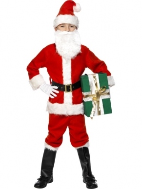 Deluxe Santa Kerstman Kostuum