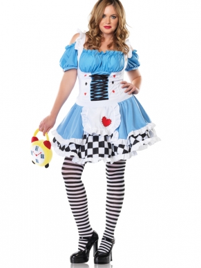 Miss Wonderland Plus Kostuum