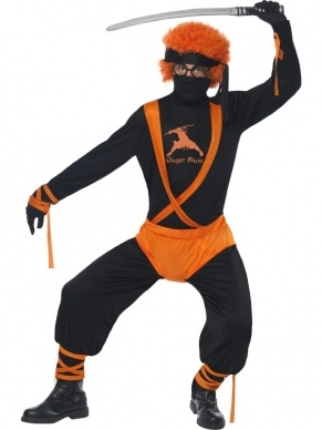 Ginger Ninja Super Hero Helden Kostuum