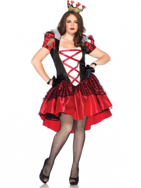 Royal Red Queen Alice in Wonderland Kostuum