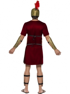 Perseus Gladiator Heren Kostuum. Inbegrepen is de Gladiator tuniek, het borststuk, de armbanden en beenbanden. Top kwaliteit heren verkleedkostuum.
