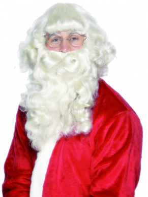 Luxe Kerstman Baard 38 cm lang - maakt je Kerstman kostuum helemaal af! Wij verkopen nog vele andere Kerst accessoires in onze webshop.