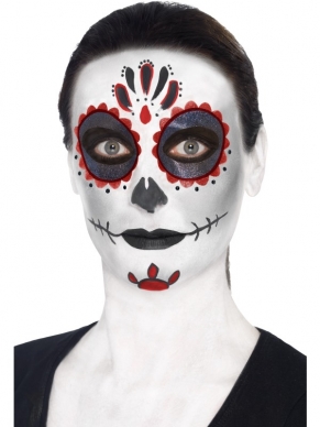 Met deze Day of the Dead Make Up Kit maakt jij jouw Day of the Dead look helemaal compleet.