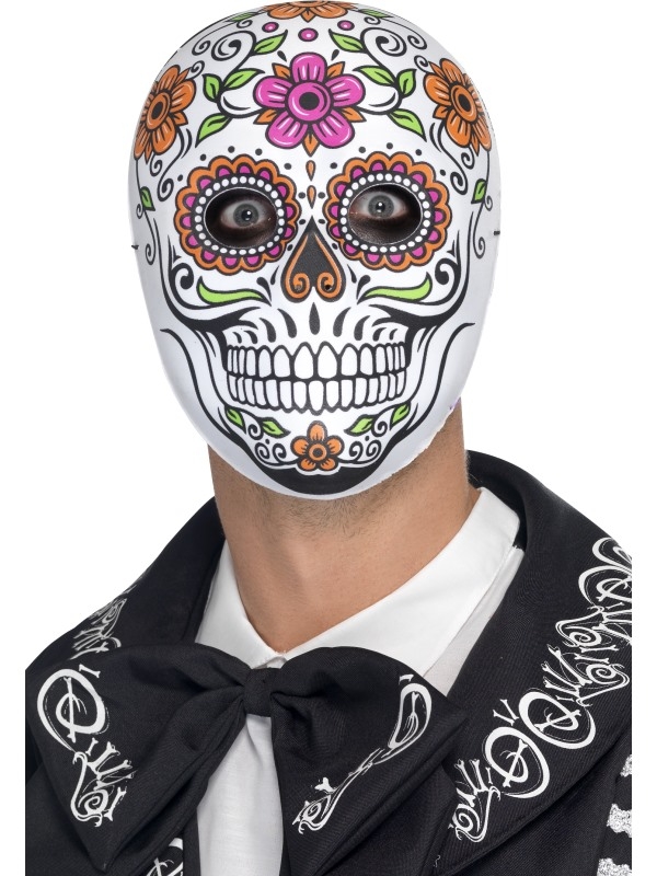Day of the Dead Masker - masker behorende bij de Day of the Dead Halloween kostuums.