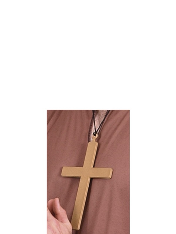 Monks Cross - ketting met monniks kruis van PVC.