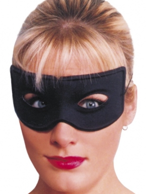 Bandit Oogmasker - simpel zwart oogmasker.