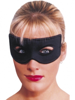 Bandit Oogmasker - simpel zwart oogmasker.