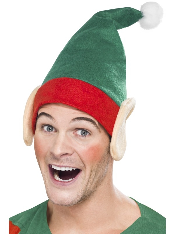 Little Helper Muts met Oren - maakt je Elf kostuum helemaal af! Wij verkopen nog vele andere Kerst accessoires in onze webshop.