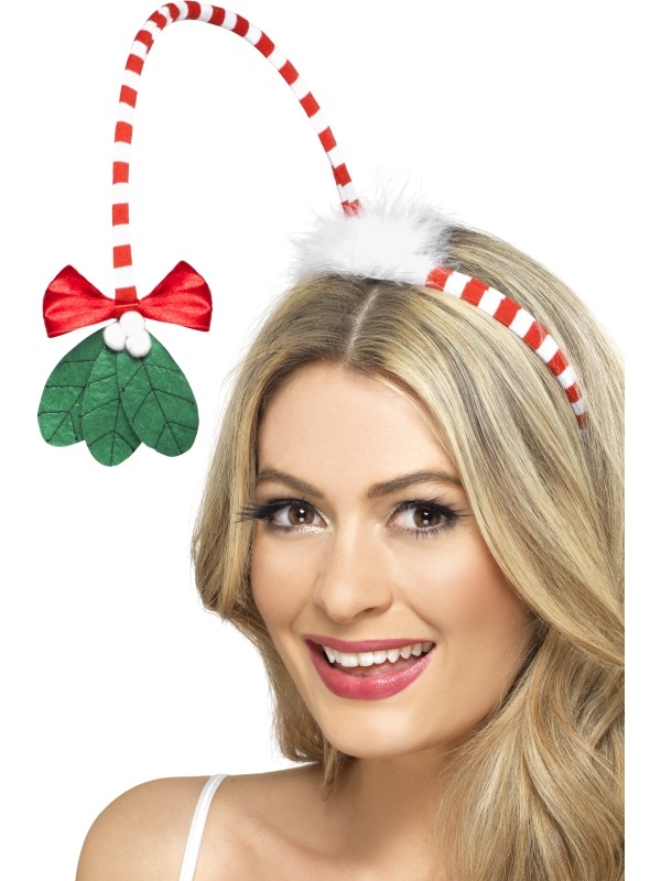 Mistletoe op Diadeem - maakt je Kerst kostuum helemaal af! Wij verkopen nog vele andere Kerst accessoires in onze webshop.