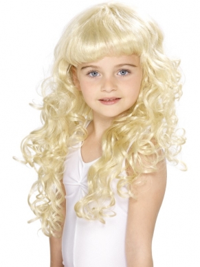 Schattige mooie volle blonde prinsesssen pruik voor een echte prinses. Leuk voor bij een prinsessen kostuum. Wij verkopen heel veel prinsessen verkleedkleding op onze website maar ook leuke andere verkleedkostuums.